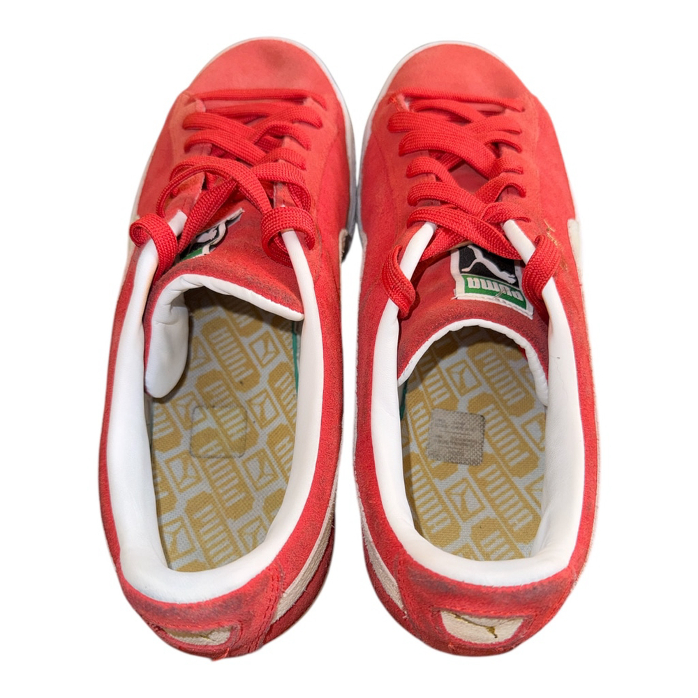 Puma Suede Classic Red/ White Size 10.5 - Picture 5 of 7